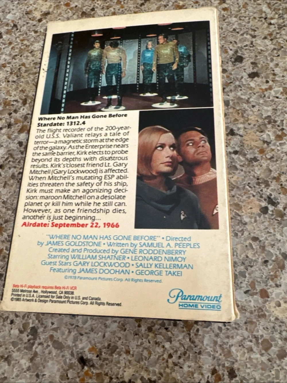 Vintage Rare Set of 3 Star Trek Betamax Tapes Collectors Item! Episode 2, 3, 5